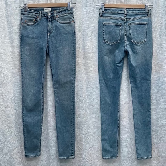 Acne Studios Denim - Acne Studios Skinny 5 Midrise Jeans in Vintage Wash